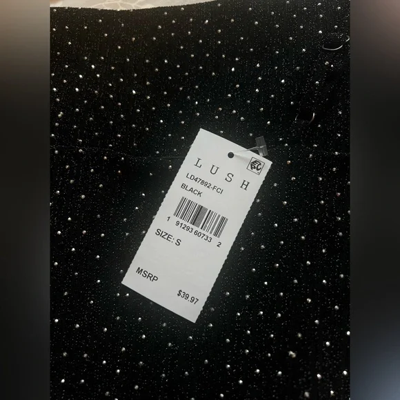 Lush Sparkle Lettuce Edge Minidress - Picture 4 of 7